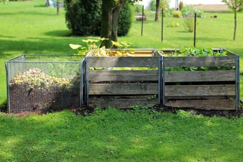 triple bin composting system